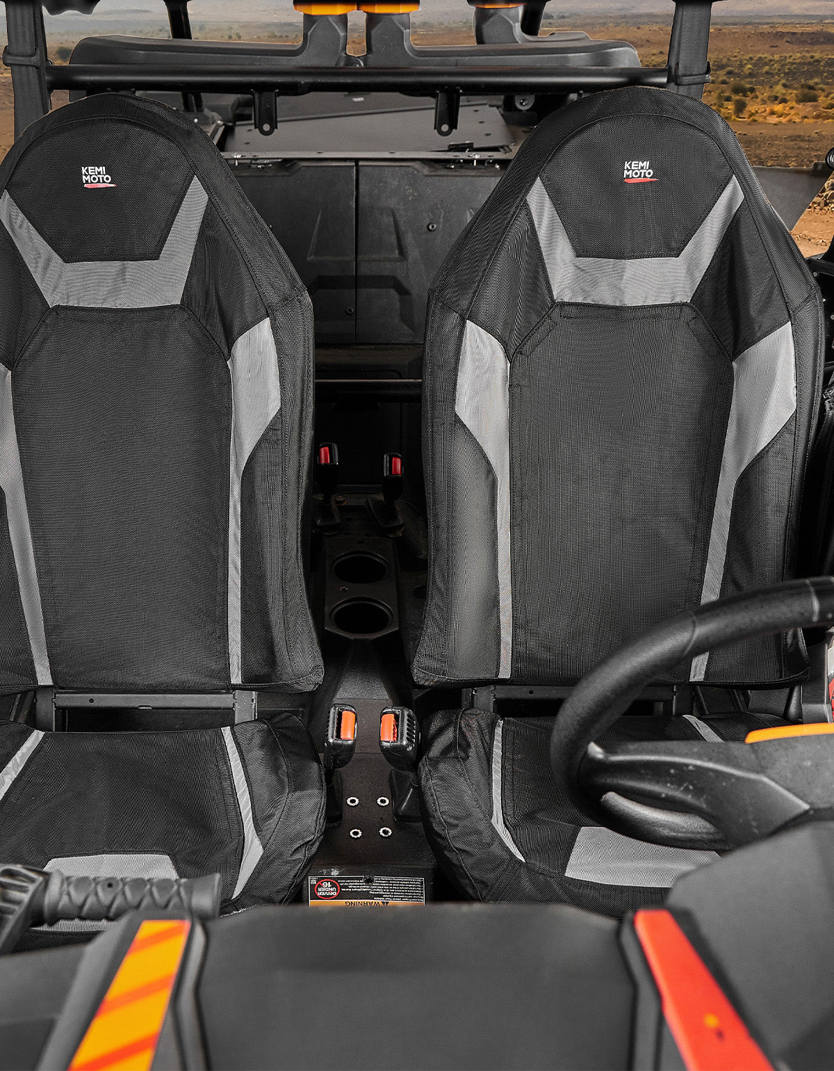 Seat Covers Water-Resistant 1680D for Polaris RZR XP 1000/Turbo 2014-2023 - Kemimoto