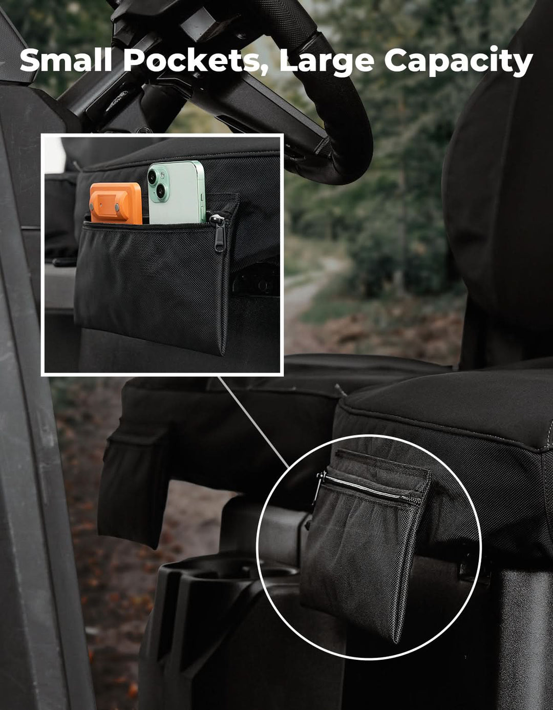 UTV Seat Cover Set with Wingback for Polaris Ranger XP 1000 2022-2025