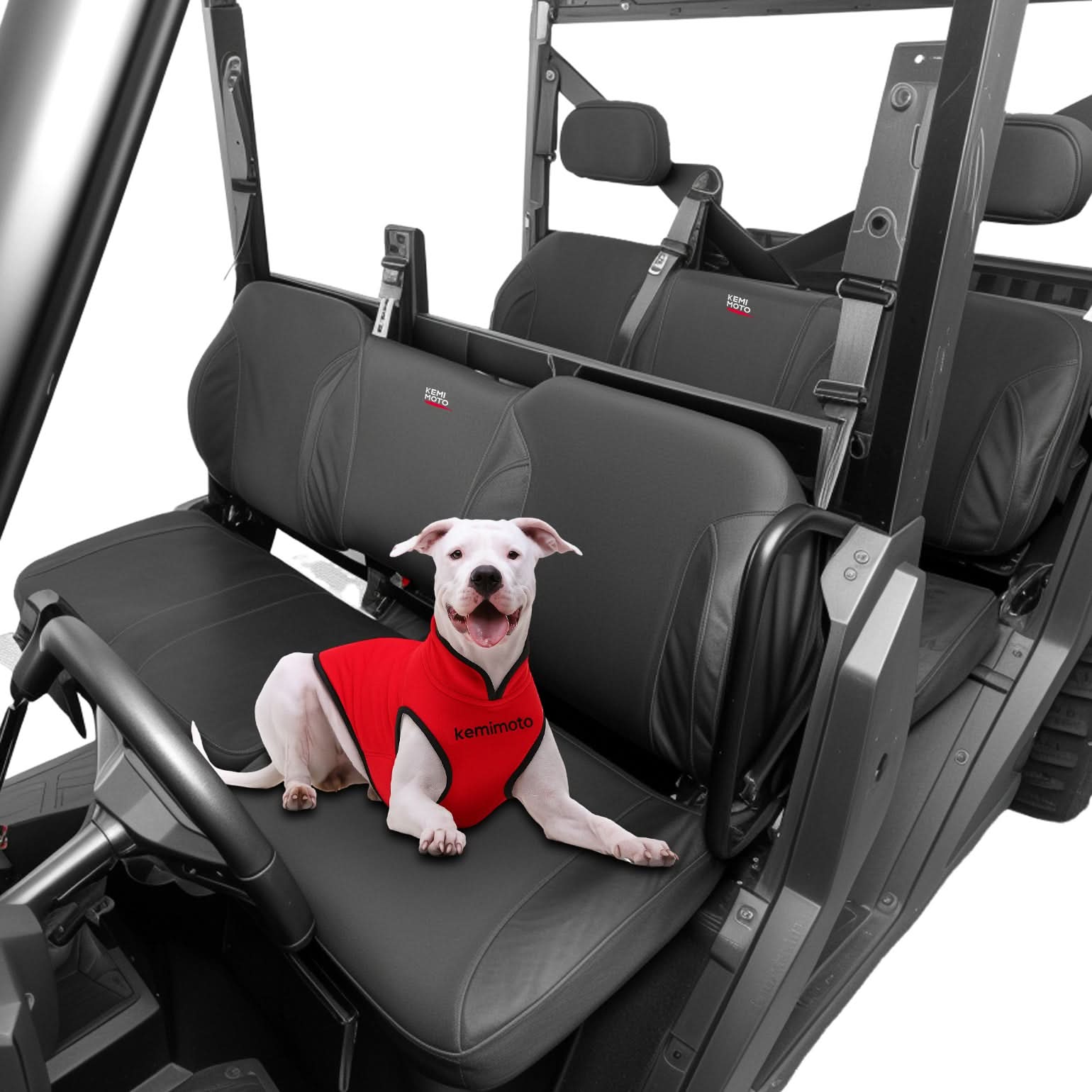 UTV Wingback Seat Cover Set for Polaris Ranger Crew XP 1000 - Kemimoto