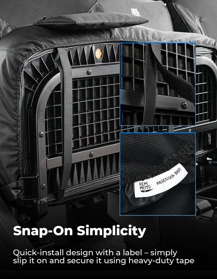 UTV Wingback Seat Cover Set for Polaris Ranger Crew XP 1000