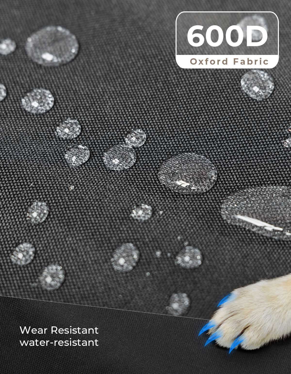 ATV Dog Carrier Seat with Safety Steel Frame for Can-Am Sportsman, Honda, Kawasaki - Kemimoto