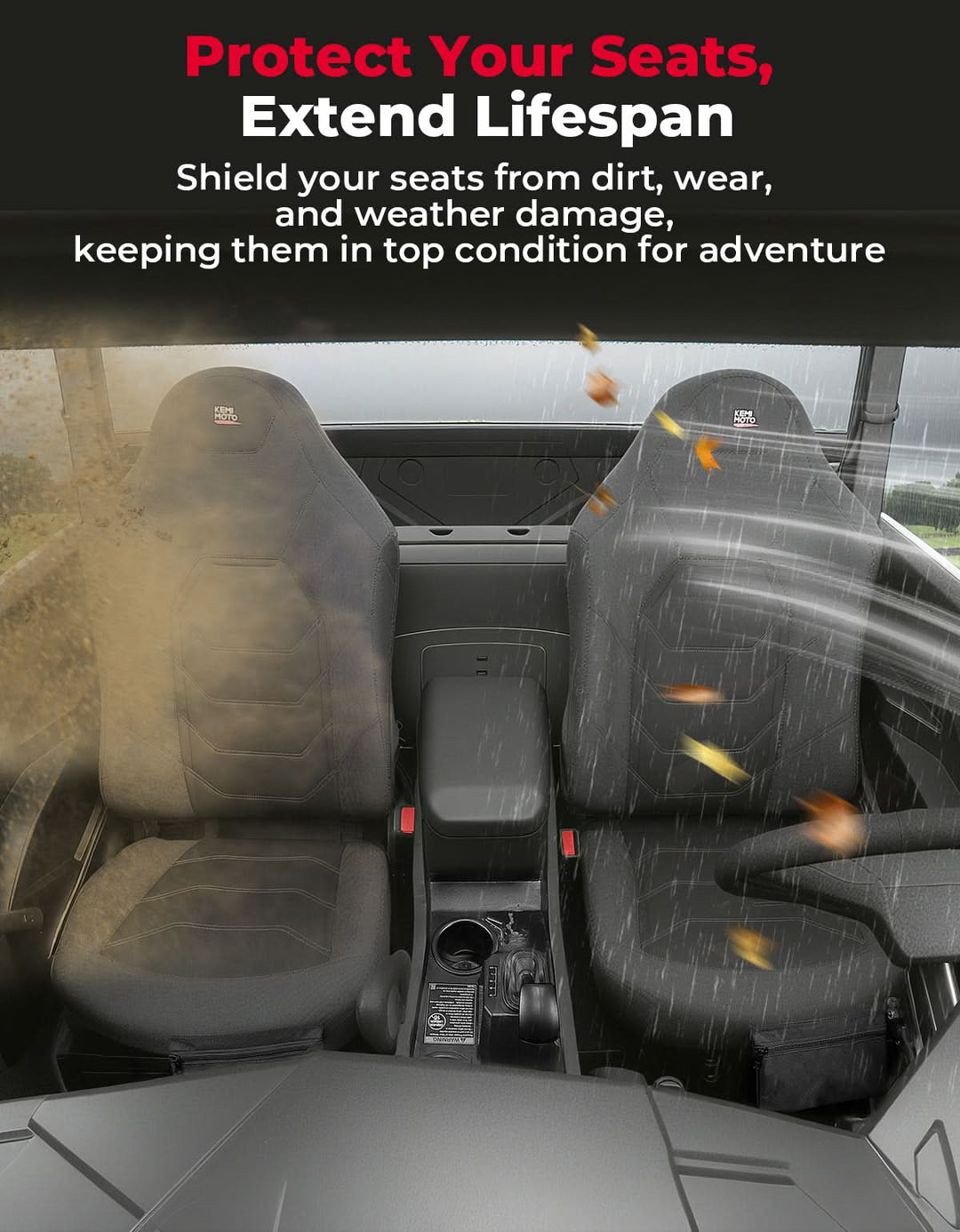 1680D UTV Seat Covers for Polaris General