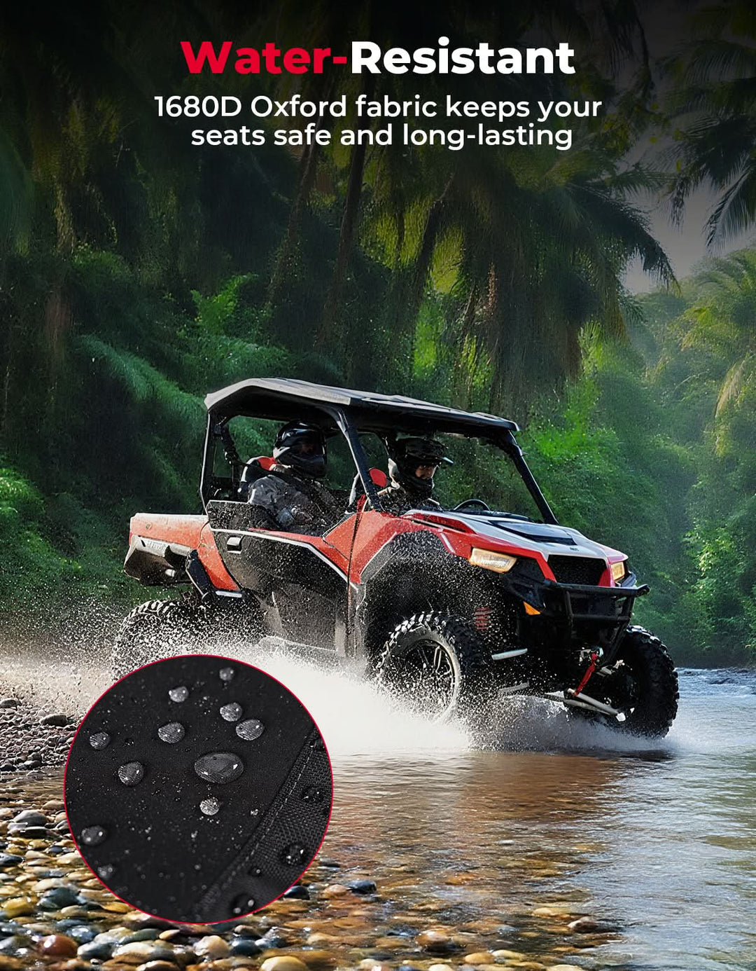 1680D UTV Seat Covers for Polaris General