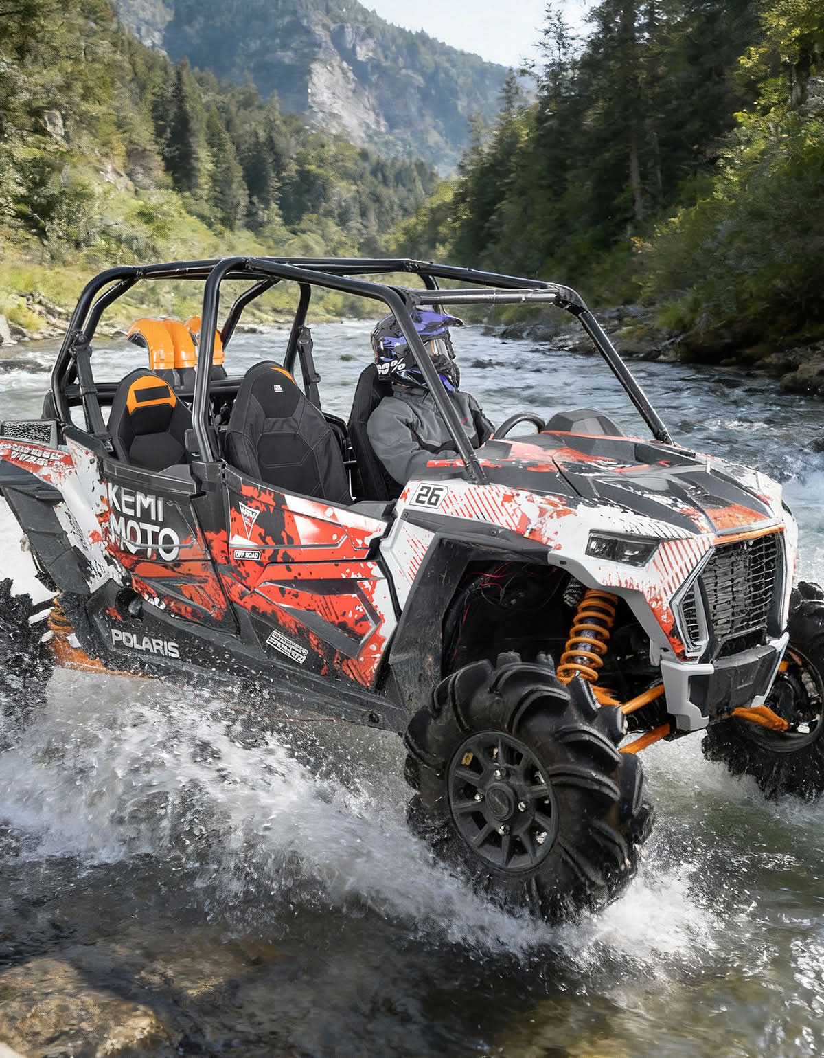 Seat Covers with Pocket for Polaris RZR XP 1000 / XP Turbo / RS1 (2014–2023) - Kemimoto