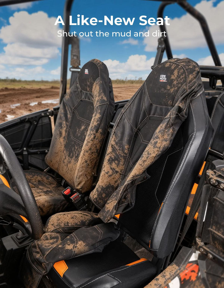 Seat Covers with Pocket for Polaris RZR XP 1000 / XP Turbo / RS1 (2014–2023)