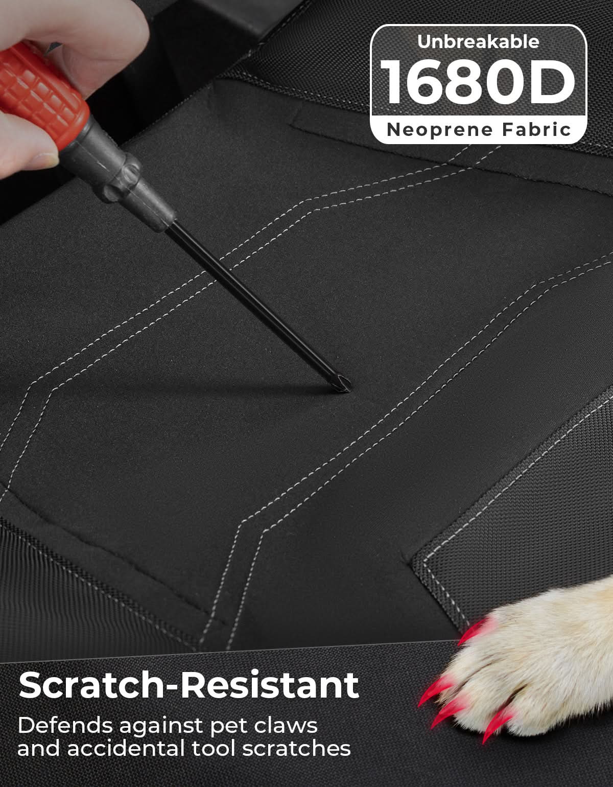 Seat Covers with Pocket for Polaris RZR XP 1000 / XP Turbo / RS1 (2014–2023) - Kemimoto