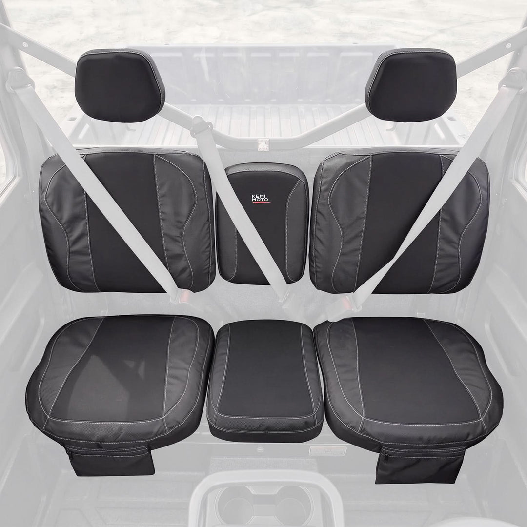Water-Resistant  Bolstered Split Bench Seat Covers For Can-Am Defender X MR (2016+)
