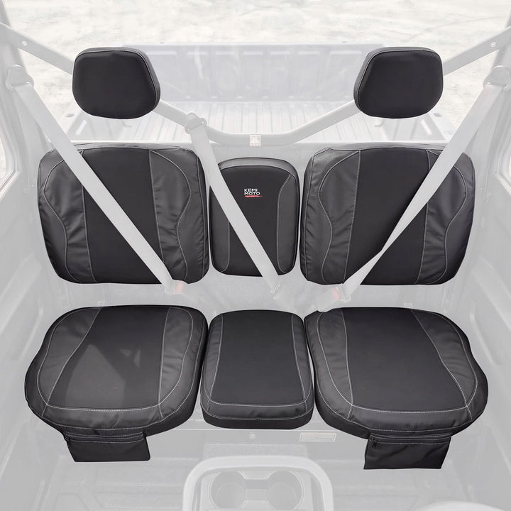 Water-Resistant  Bolstered Split Bench Seat Covers For Can-Am Defender X MR (2016+)