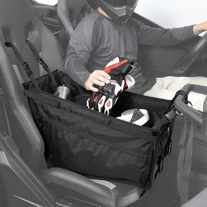 UTV Accessory Dog Booster Seat with Side Pockets