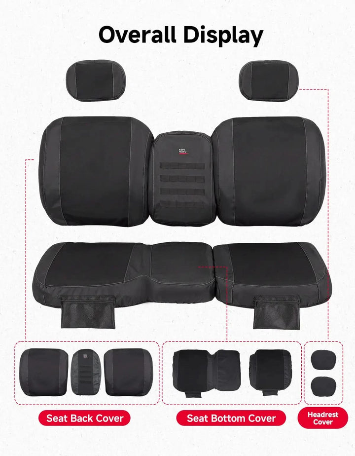 KEMIMOTO Seat Covers with Storage For CFMOTO UFORCE U10 Pro