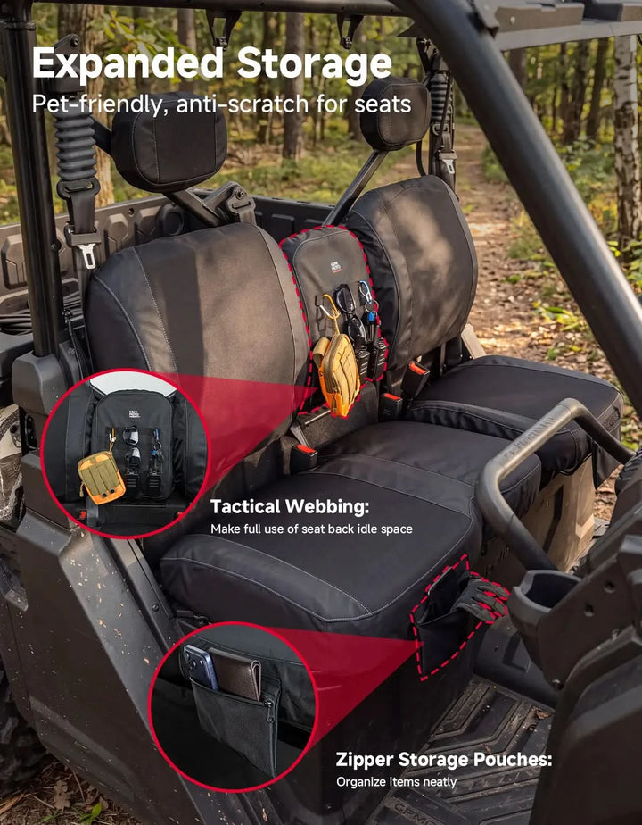 KEMIMOTO Seat Covers with Storage For CFMOTO UFORCE U10 Pro