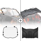 Full Windshield & Hard Roof For Can-Am Maverick X3