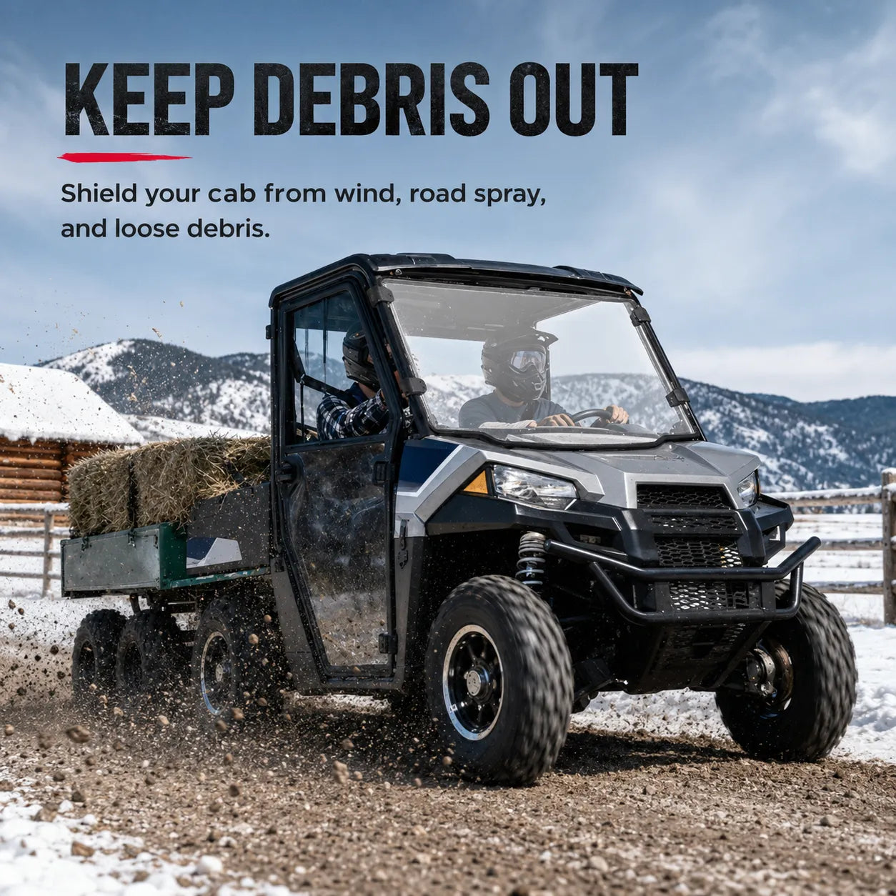 Coverage Where Debris Reaches the Cab