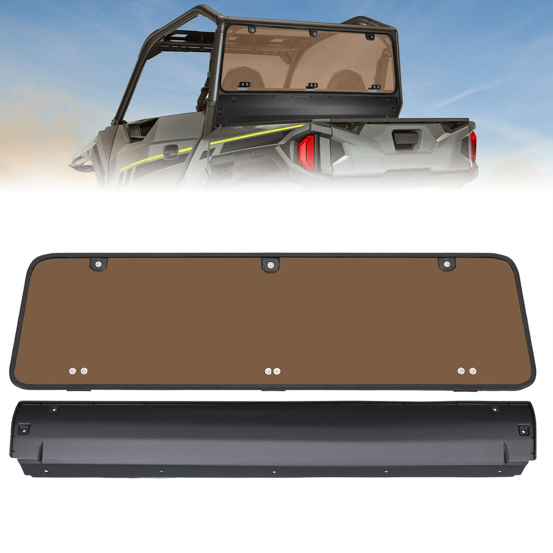 Tinted Rear Hard Windshield for Polaris General 1000/4/XP 1000/4 2016-2025 - Kemimoto