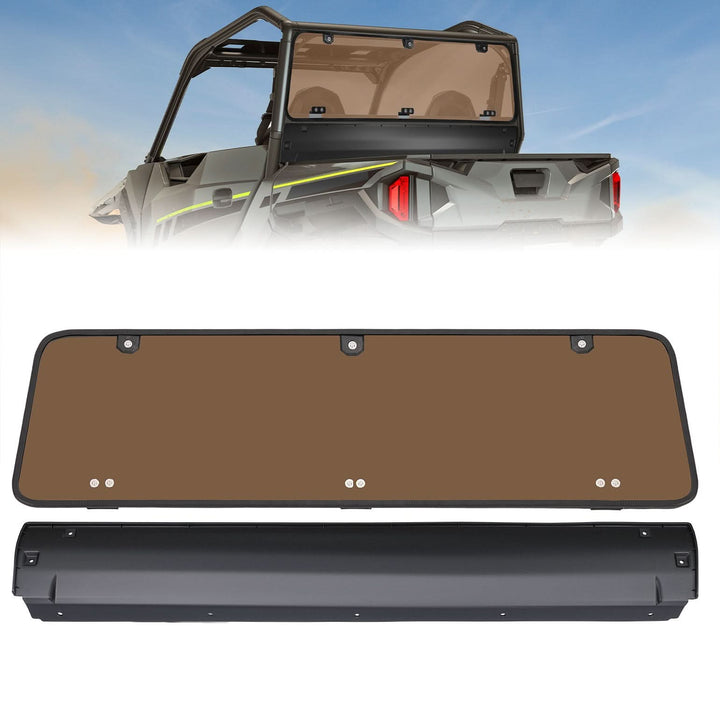Tinted Rear Hard Windshield for Polaris General 1000/4/XP 1000/4 2016-2025 - Kemimoto