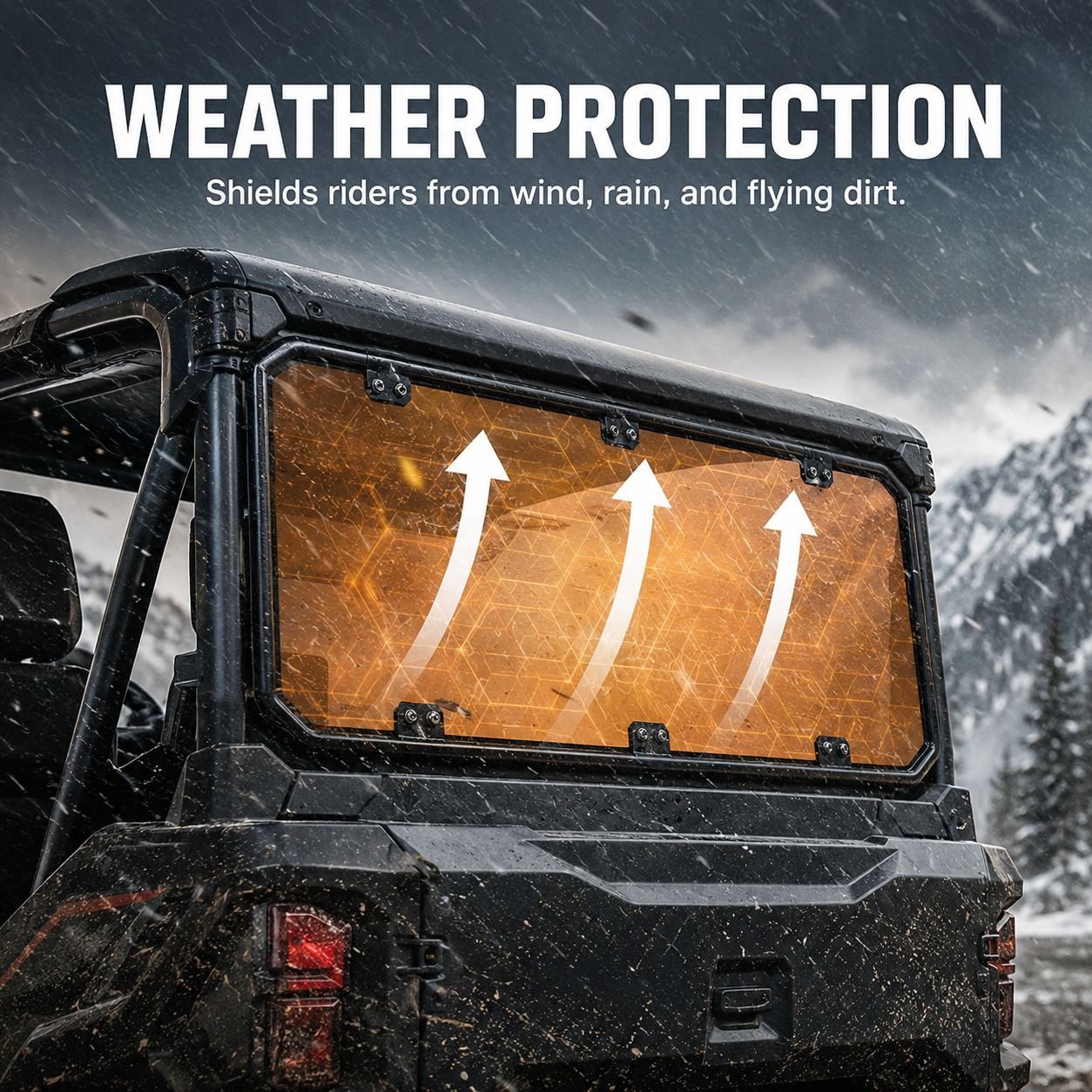 Trail Protection at the Windshield