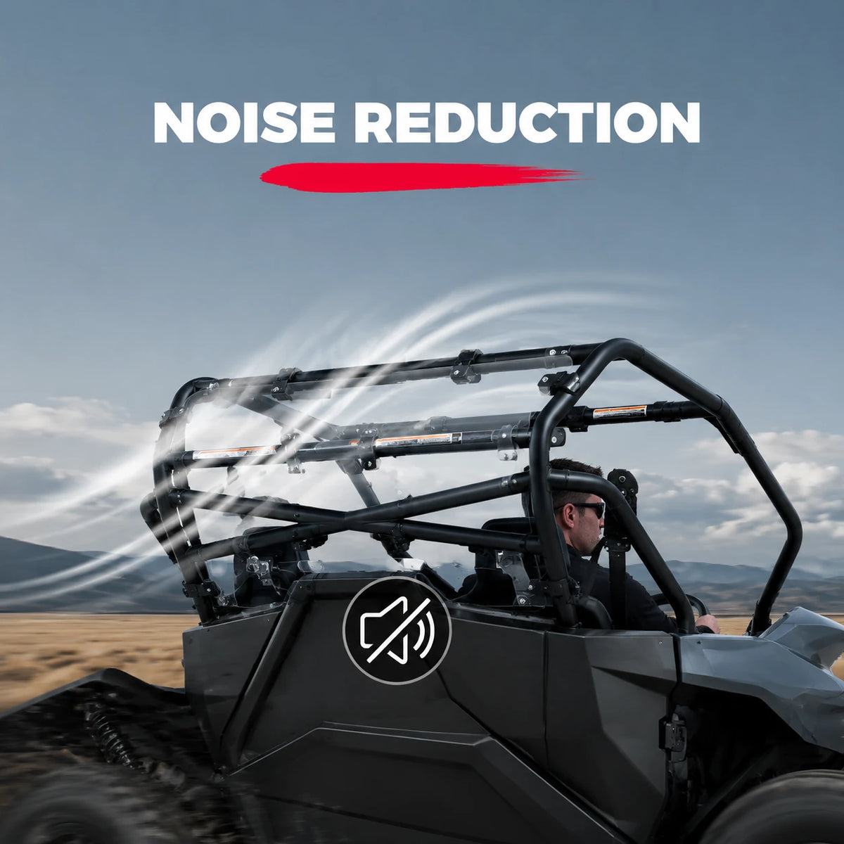Less Distraction from Windshield Rattles