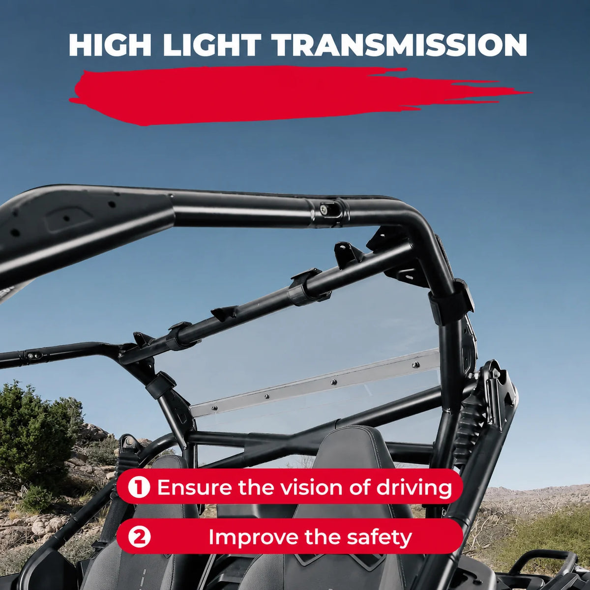 Clear Views with Rear Coverage