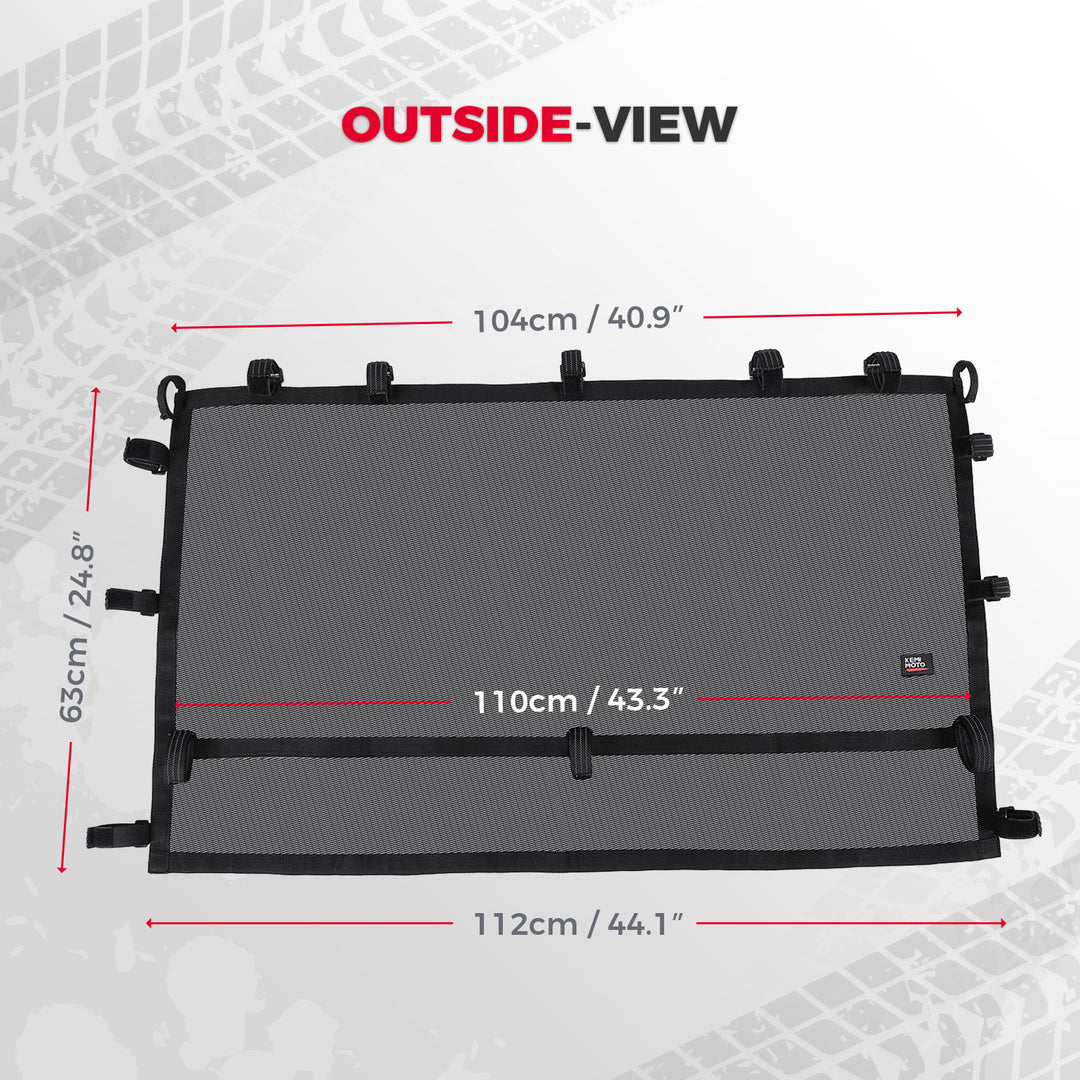 Soft Rear Window Net Fit Polaris RZR XP/XP 4 1000