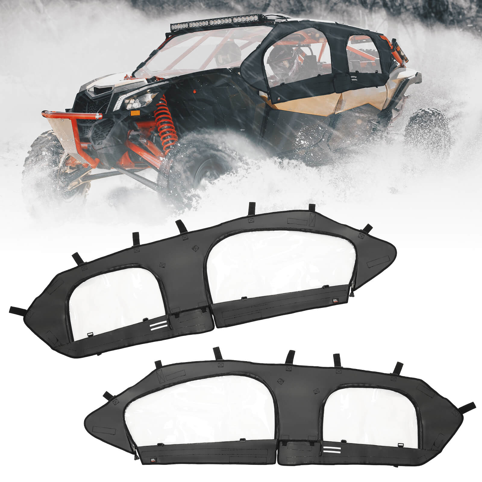 Upgraded Soft Cab Enclosure for Can-Am Maverick X3 MAX - Kemimoto