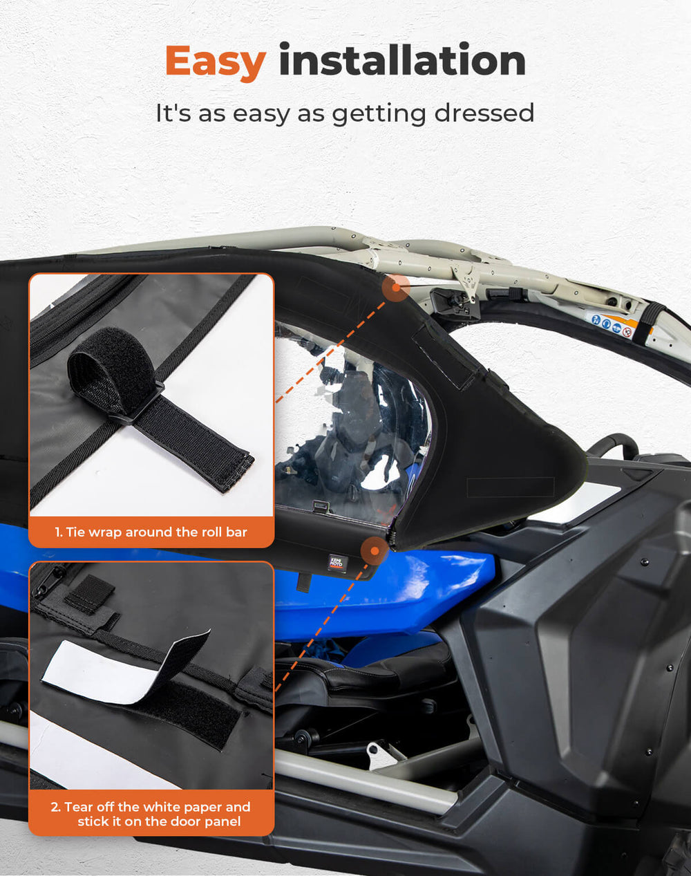 Can-Am Maverick X3 MAX Soft Cab Enclosure - Kemimoto