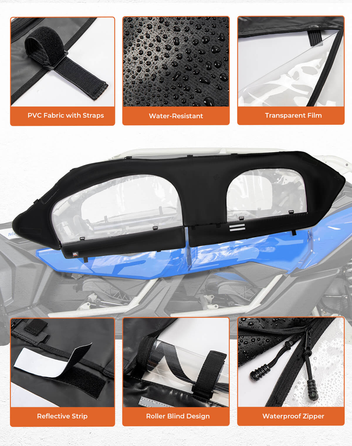 Can-Am Maverick X3 MAX Soft Cab Enclosure - Kemimoto