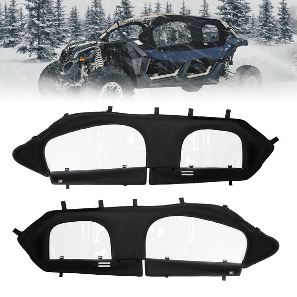 Soft Cab Enclosure Upper Doors for Can-Am Maverick X3 MAX - Kemimoto