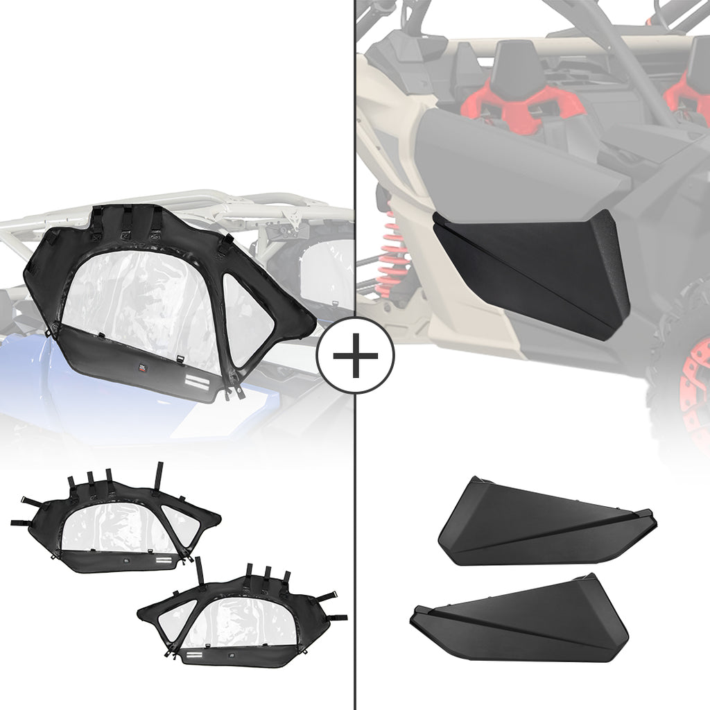 Soft Cab Enclosures and Lower Doors for Can-Am Maverick X3 – Kemimoto