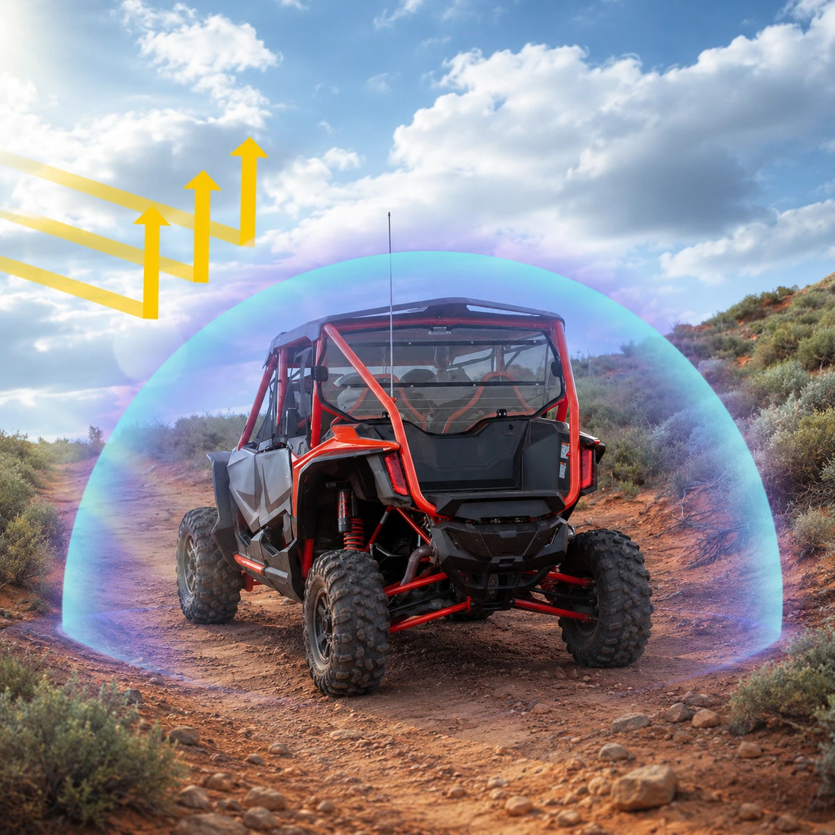 Rear Protection against Changing Trail Exposure