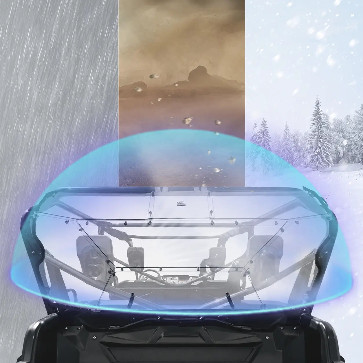 Trail Protection at the Windshield