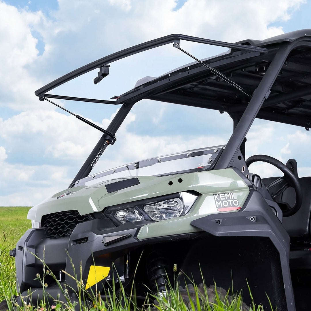 Flip Front Windshield For Can-Am Defender / Defender MAX (2016+)