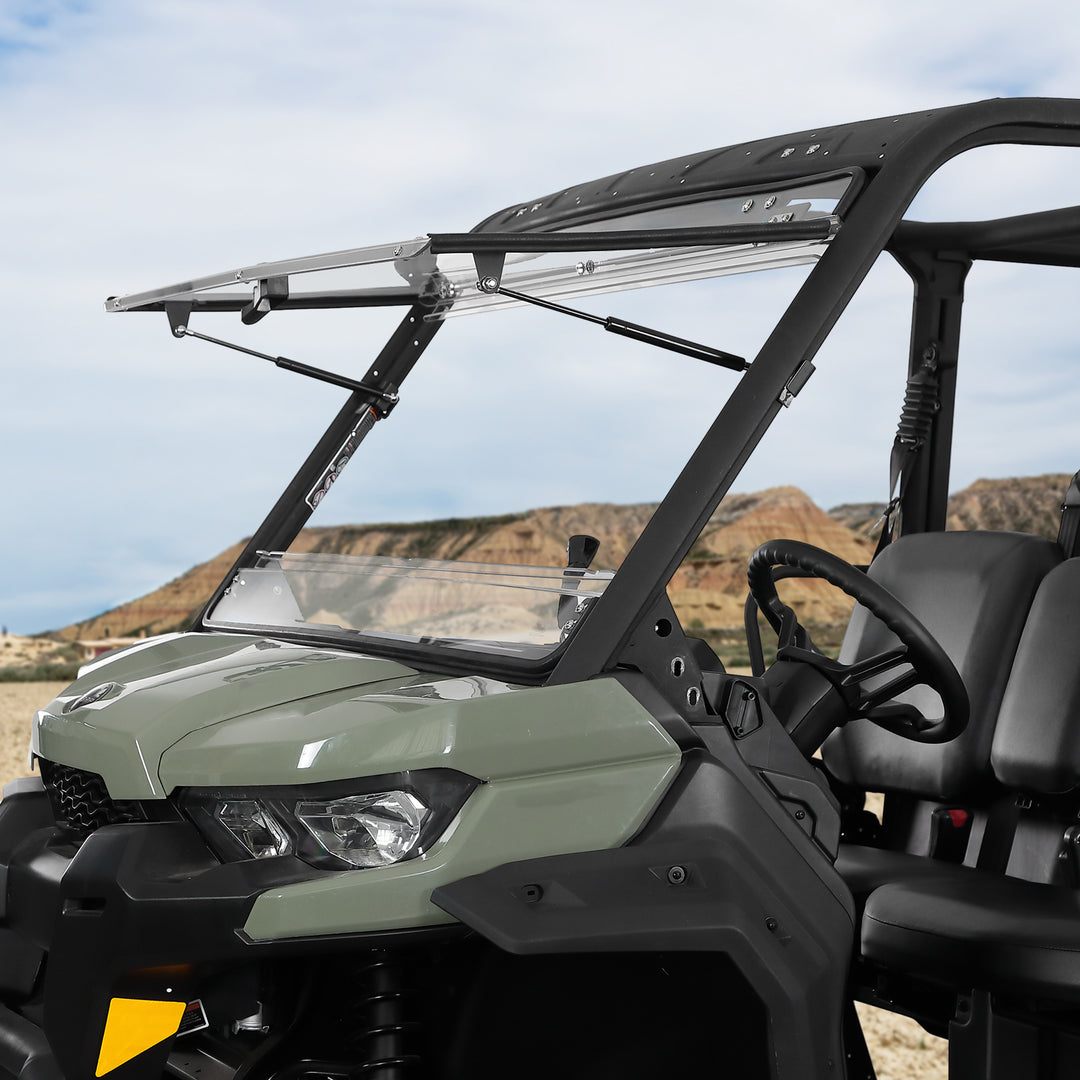 Can Am Defender Flip Up Windshield – Kemimoto