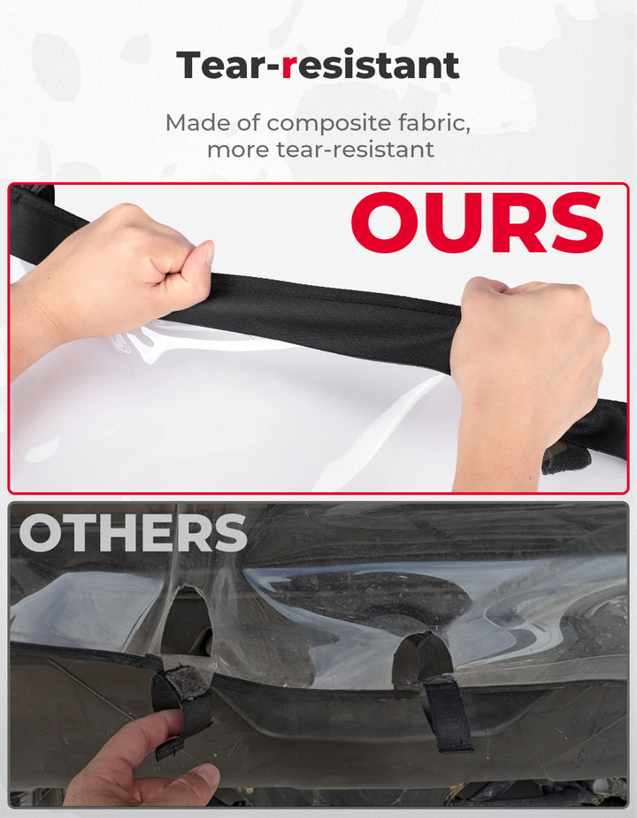 Soft Rear Windshield for Can-Am Maverick X3/MAX - Kemimoto
