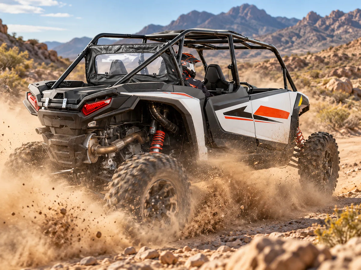 Dusty Desert Trail Riding