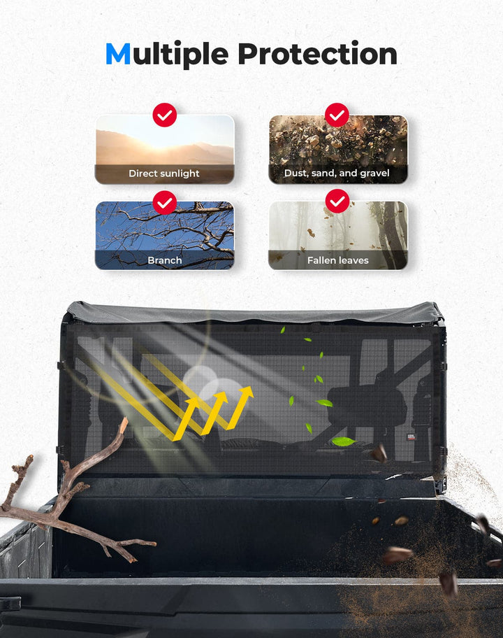 Rear Window Net for Tracker 800SX | CREW 2020-2024 - Kemimoto