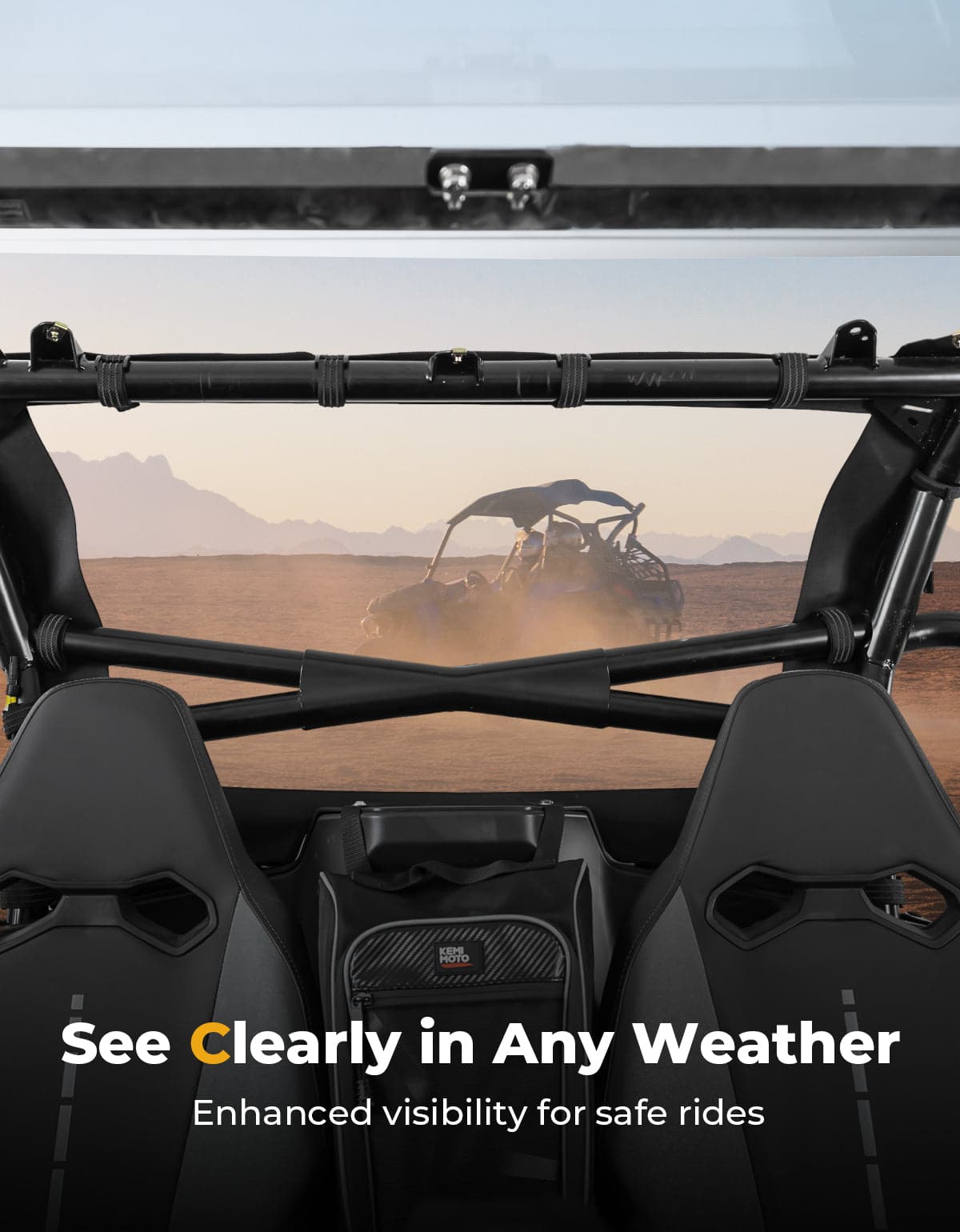 UTV Soft Rear Windshield for CFMOTO ZForce 950 - Kemimoto