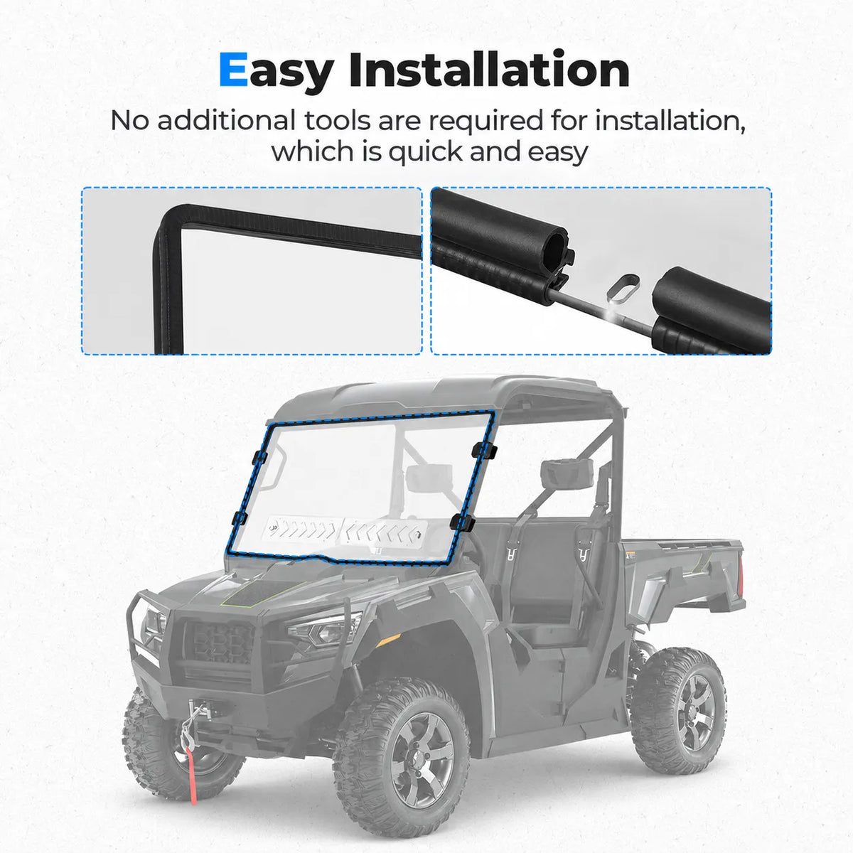 Fast Setup, Easy Removal