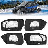 Cerramientos de cabina blandos con marco de metal para Can-Am Maverick X3 MAX