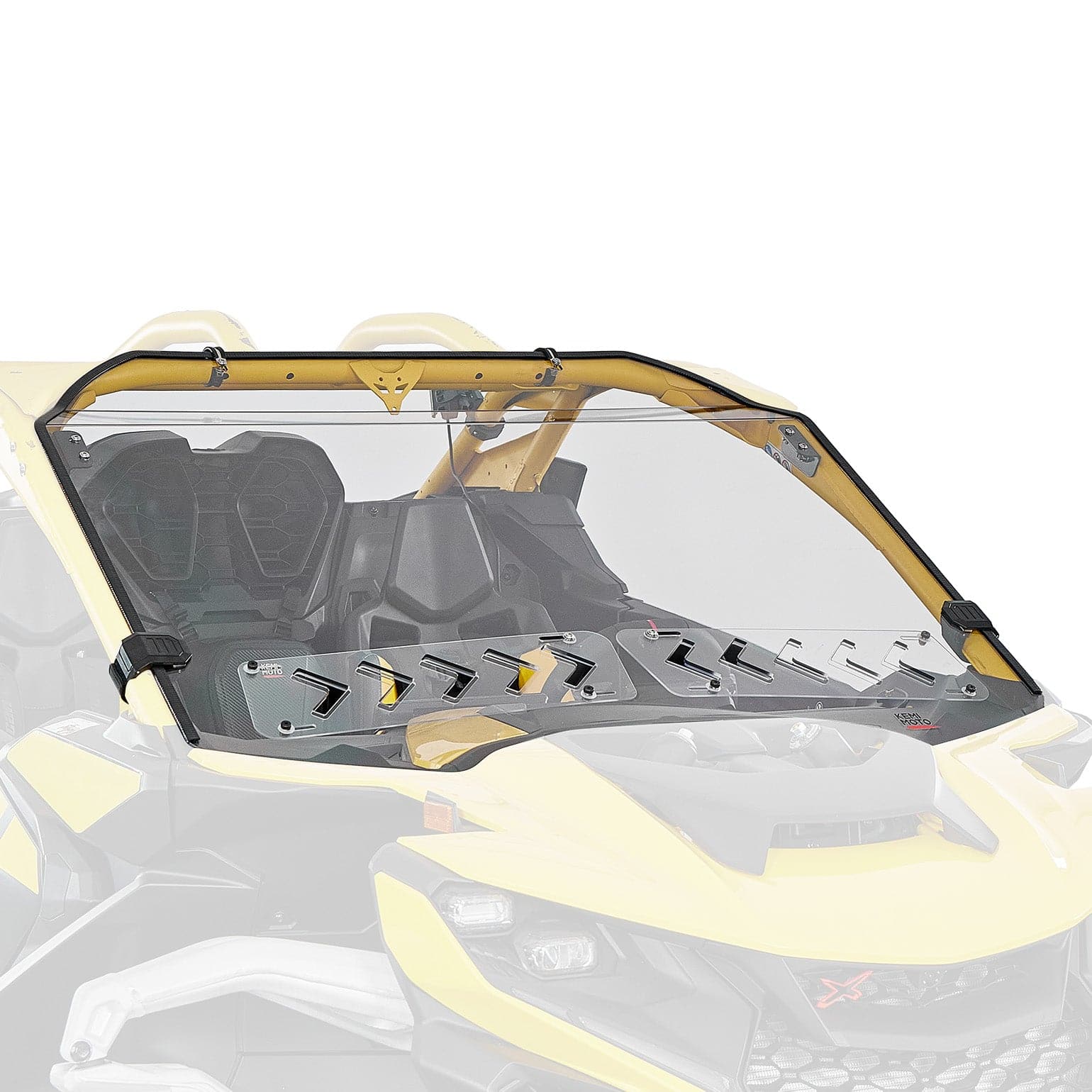 Vented Front Full Windshield for Can Am Maverick R 2024+ - Kemimoto
