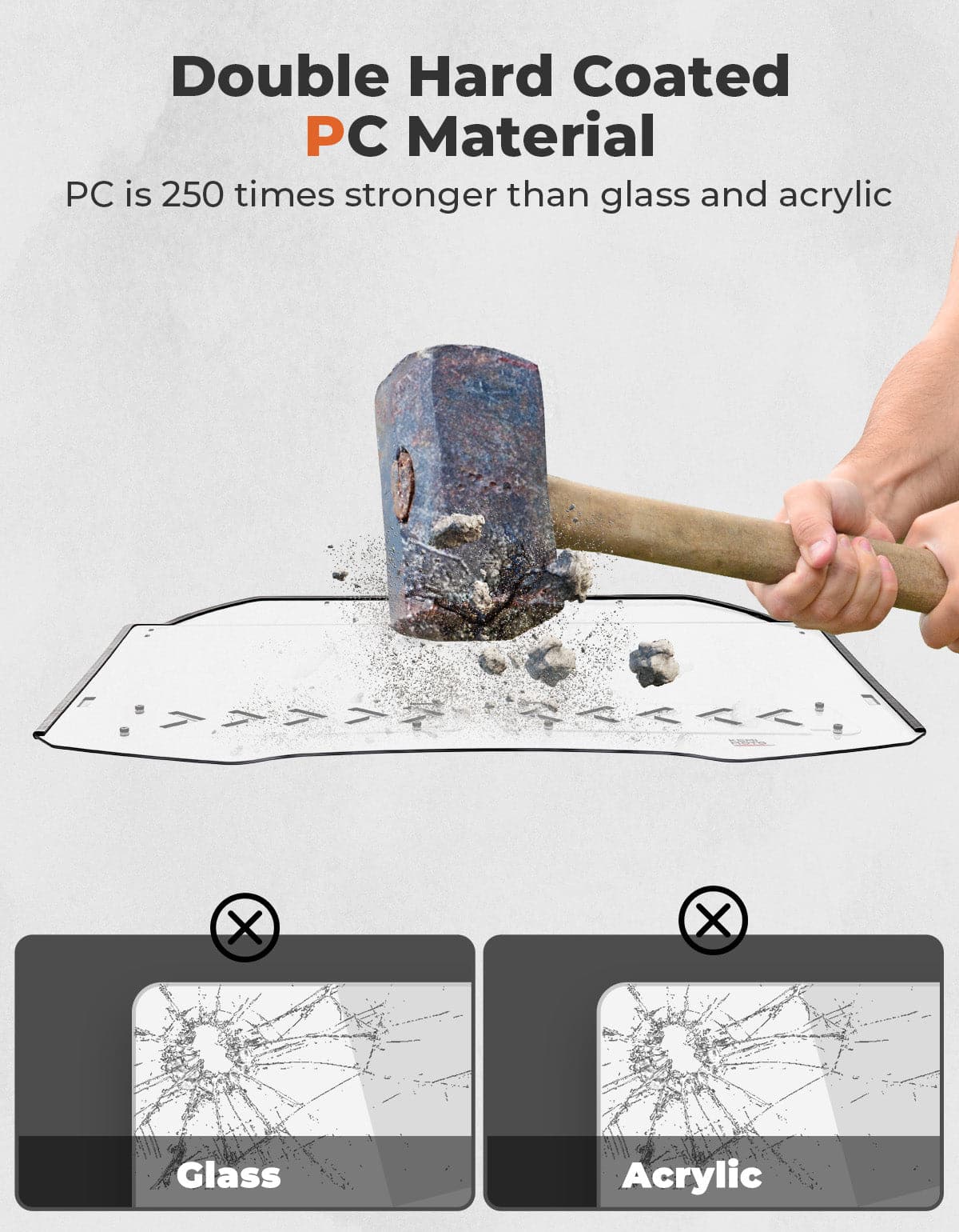 Vented Front Full Windshield for Can Am Maverick R 2024+ - Kemimoto