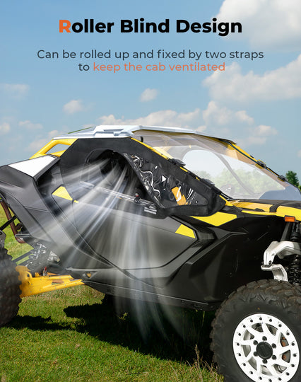 Soft Upper Doors for Can-Am Maverick R - Kemimoto