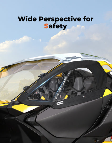 Soft Upper Doors for Can-Am Maverick R - Kemimoto