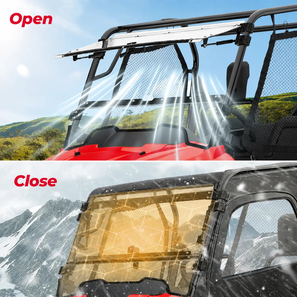 Choose Open, Vented, or Fully Closed