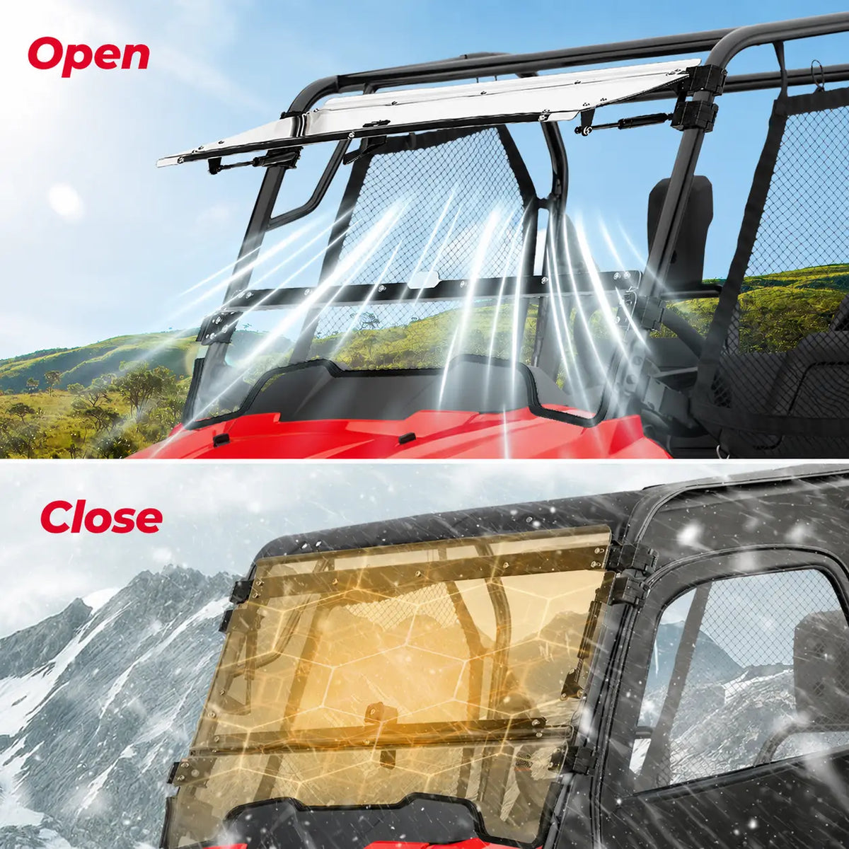 Choose Open, Vented, or Fully Closed