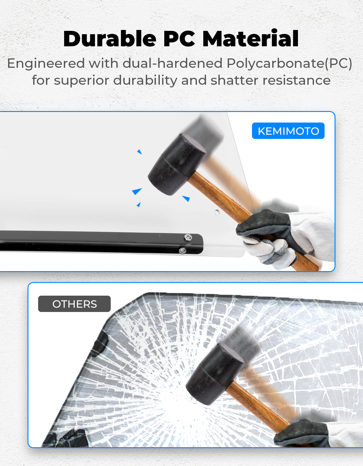 UTV Flip Windshield for Talon 1000R 1000X 1000X-4 2019-2024 - Kemimoto