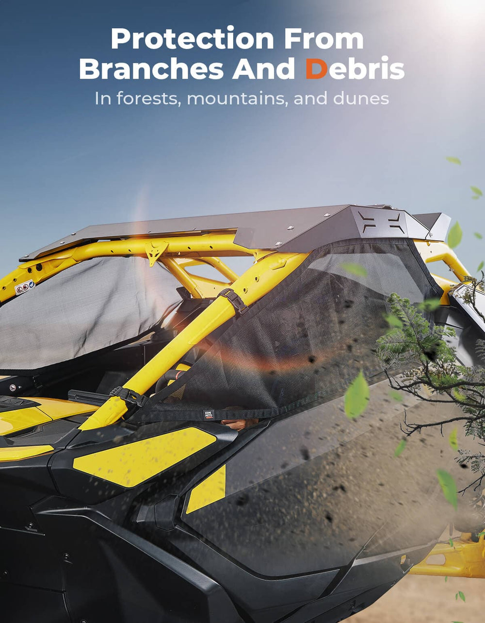 Window Nets for Can-Am Maverick R 2024+ - Kemimoto
