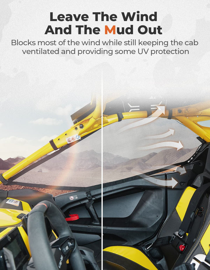 Window Nets for Can-Am Maverick R 2024+ - Kemimoto