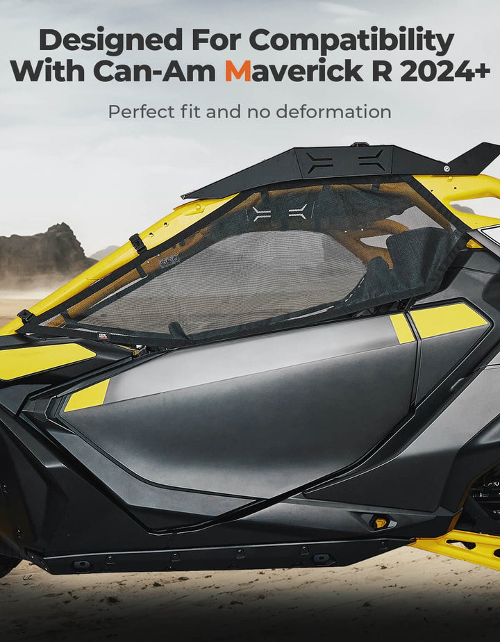 Window Nets for Can-Am Maverick R 2024+ - Kemimoto