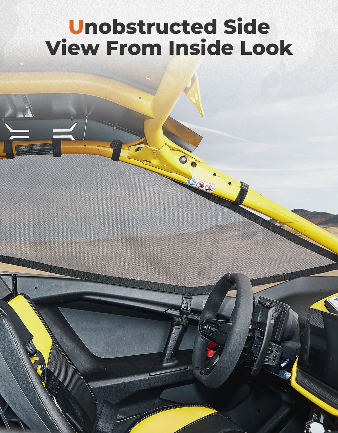 Window Nets for Can-Am Maverick R 2024+ - Kemimoto