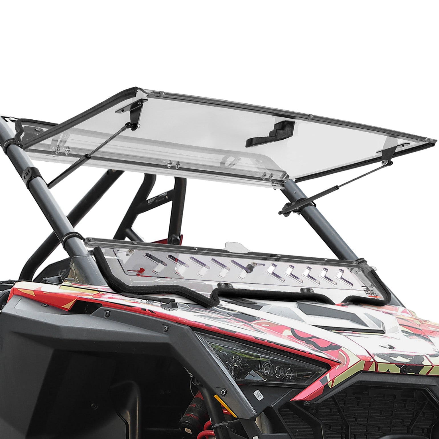 Upgraded Flip Windshield with Slide Window for 2020-2024 RZR PRO XP/4 - Kemimoto